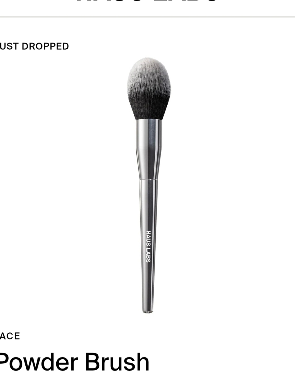 Haus Labs By Lady Gaga FACE POWDER BRUSH. BNIB 💥NEW💥